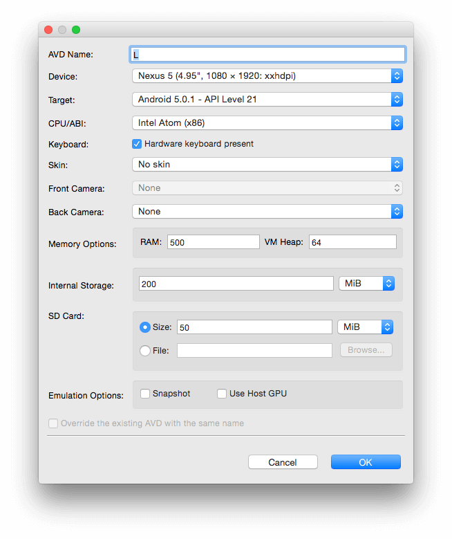 Android-avd-example