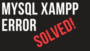 MySQL Database won't start in XAMPP Manager-osx