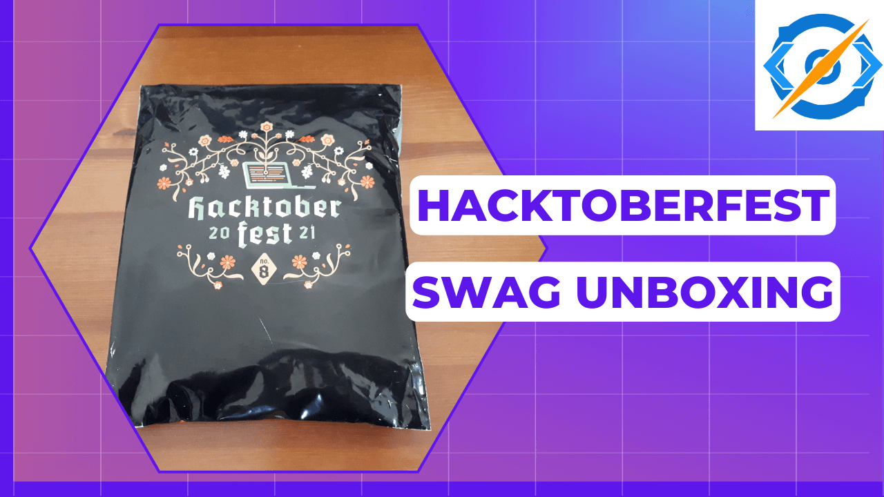 Hacktoberfest 2021 swag unboxing