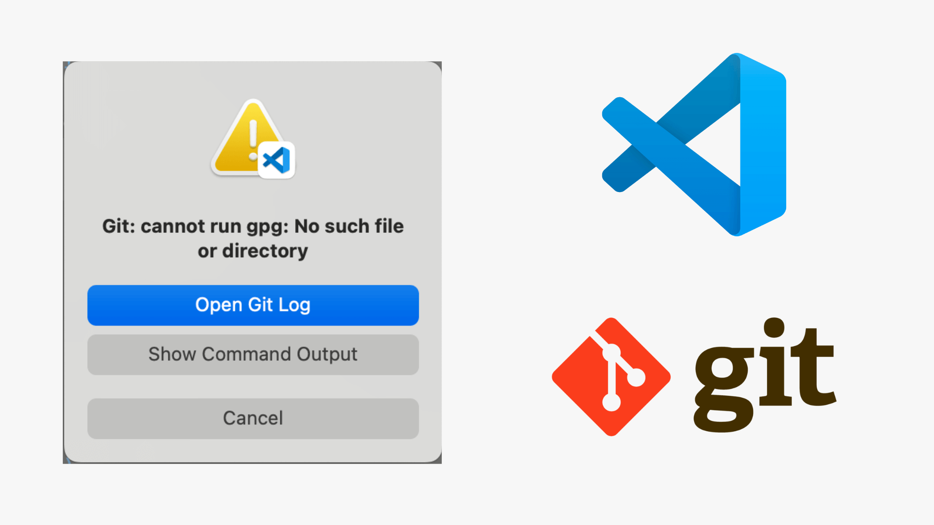 Git: cannot run gpg: No such file or directory